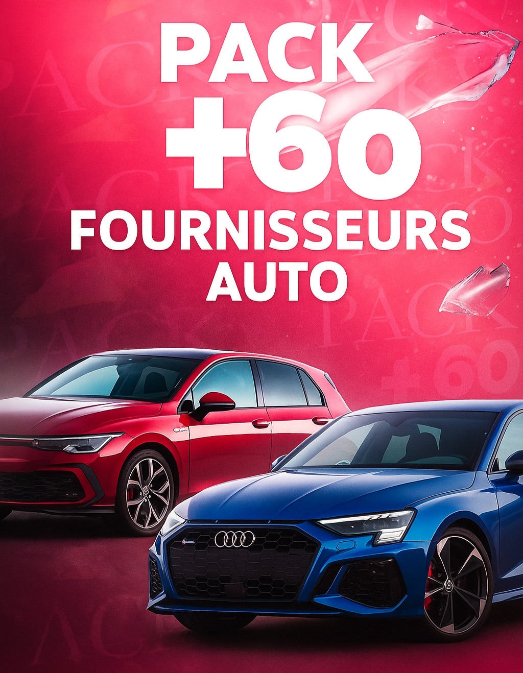 Pack +60 fournisseurs auto